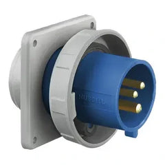 HUBBELL Hubbell HBL332B6W IEC pin and sleeve flanged inlet 32A 220-240V (2-pole 3-wire) replaced by HBL330B6W