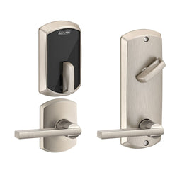 SCHLAGE Schlage Electronics FE410FGRW512LAT619 Smart Lock Satin Nickel