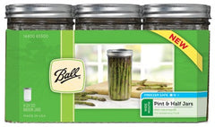 BALL Ball 1440065500 Pint Half Canning Jar 24oz 9pc Set