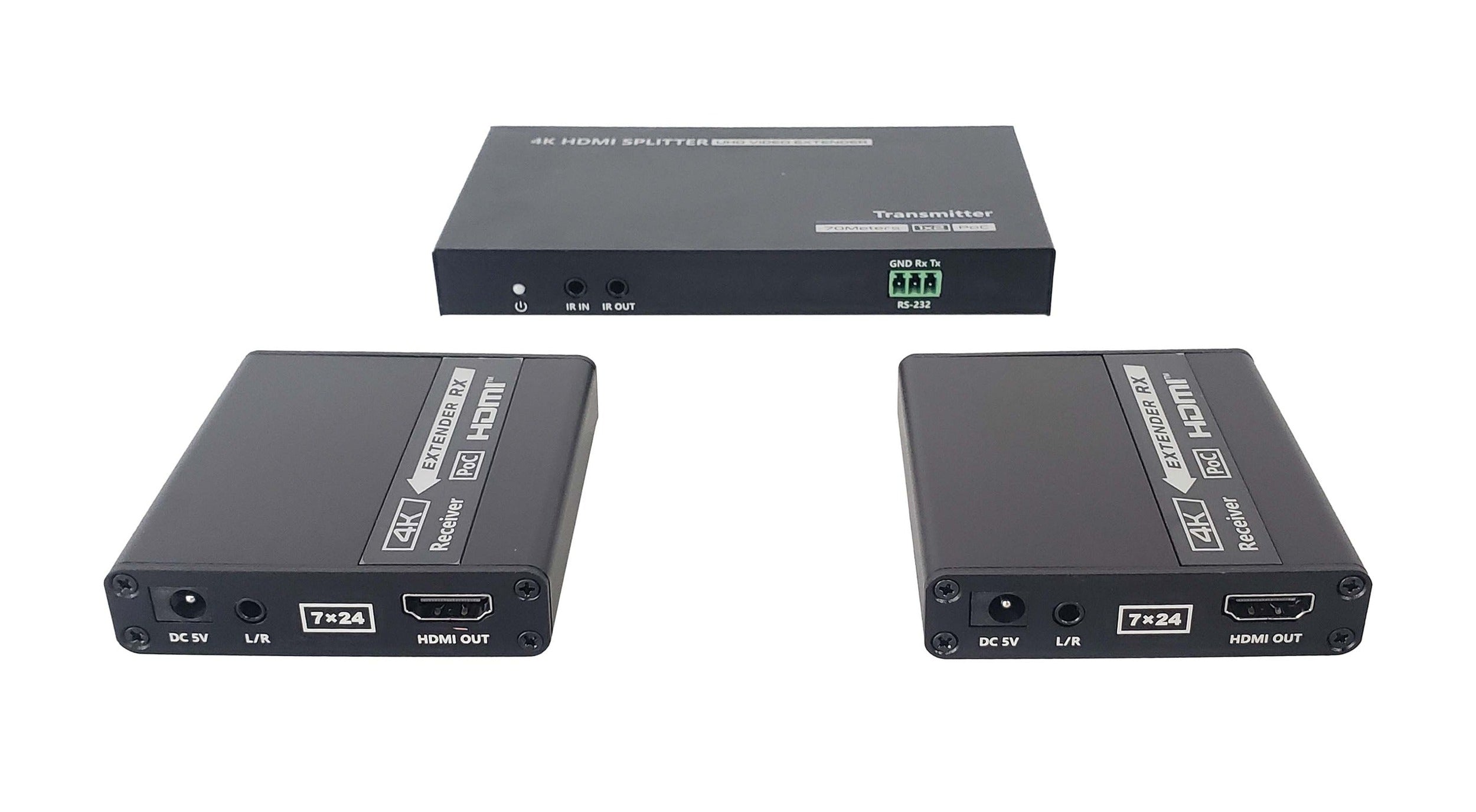 LIONBEAM Lionbeam lb-hdmi-1x2h Hdmi Extender Kit 1x2 4K Poc