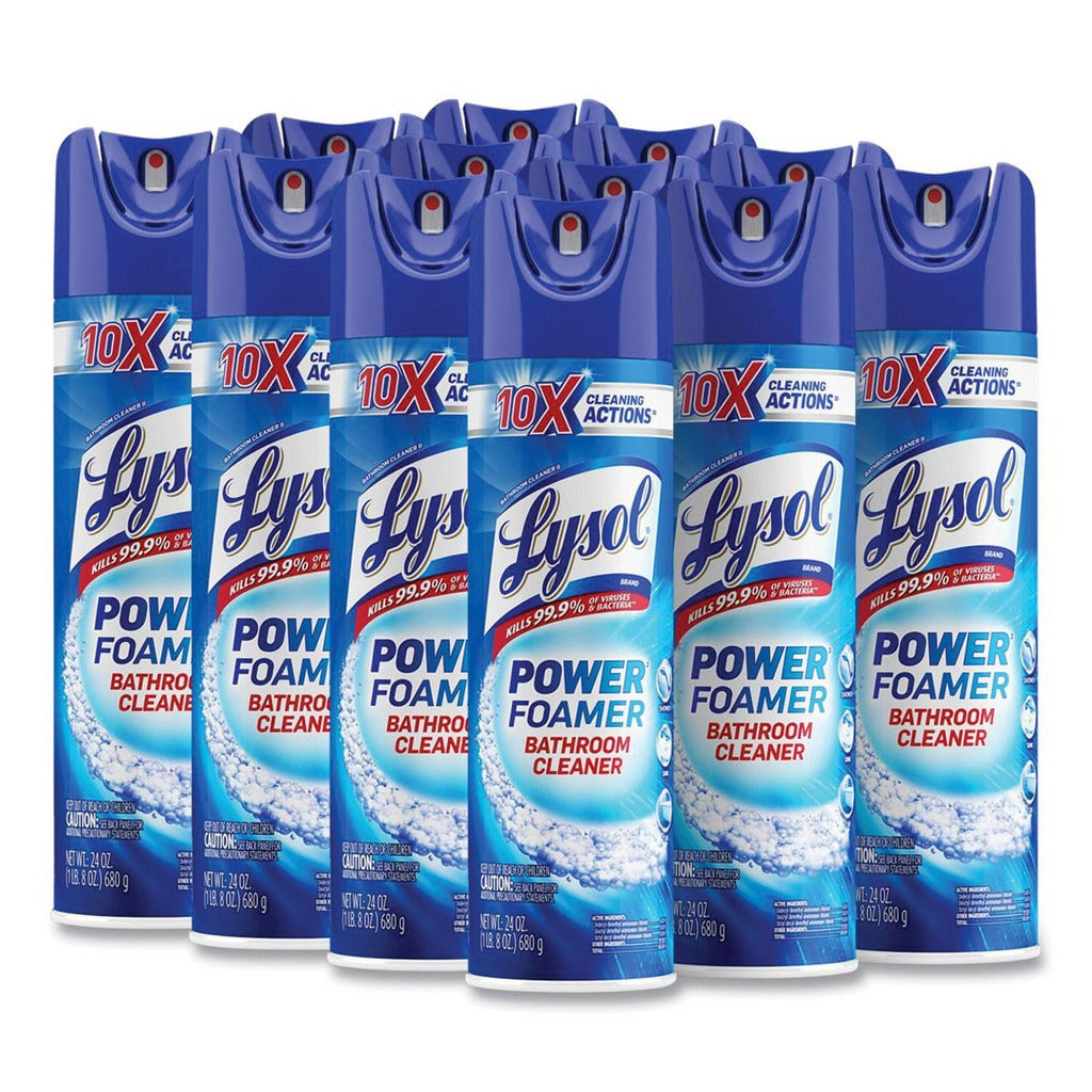 RECKITT Lysol RAC02569CT Power Foam Bathroom Cleaner 24 Oz
