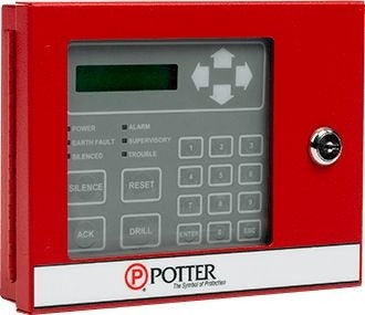 POTTER ELECTRIC SIGNAL Potter Electric Signal ra-6075r Lcd Remote Annunciator