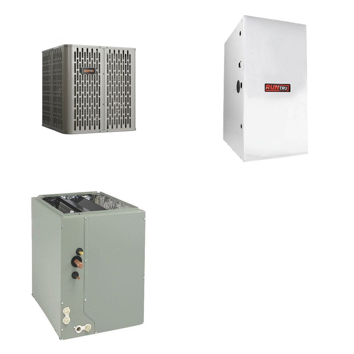 TRANE TRANE 30000 BTU R-454B 15 SEER2 Central Split System (Heat Pump + Furnace + Coil)