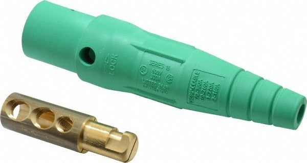 LEVITON Leviton 16D22-UG Cam Single Pole Male Plug 300A 600V