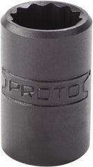 PROTO Proto J4710TB 5/16 Inch 12-point Hand Socket 1/4 Drive