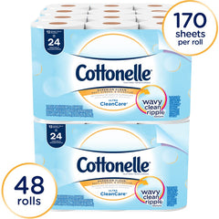 KIMBERLY-CLARK Kimberly-Clark KCC12456 Clean Care Bathroom Tissue (12 Rolls / 4 Carton)