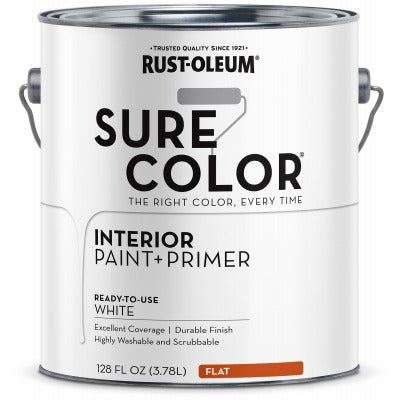 RUST-OLEUM Rust-oleum 332119 Interior Wall Paint Flat Pure White
