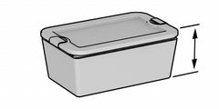 STERILITE Sterilite 14869006 Stacker Tote 19 Gallon (1-Pack)