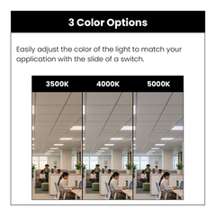 HALCO LIGHTING Halco Lighting 90520 LED 2x4 Flat Panel Selectable 30/35/40W (2x4) FPL-24-LS-CS-UNV