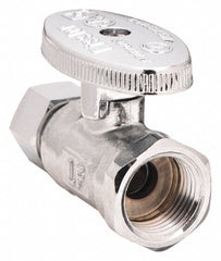 KISSLER Kissler 88-9000 1/4-turn straight stop (3/8 in FIP x 3/8 in compression, pack 10)