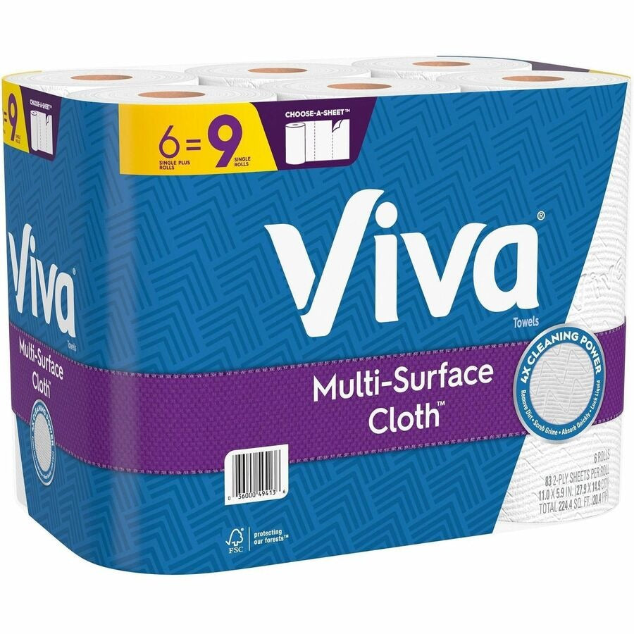 KIMBERLY-CLARK Kimberly-Clark KCC49413 Viva Choose-A-Sheet Paper Towels (1 Each)