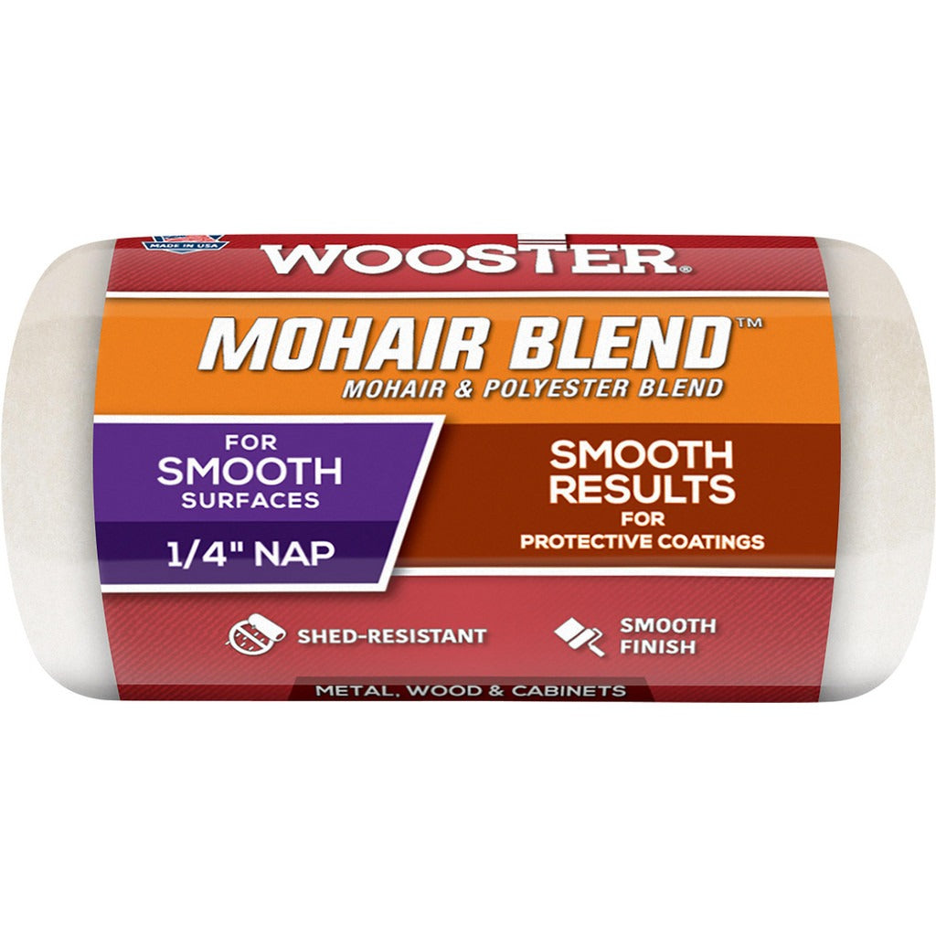 WOOSTER BRUSH Wooster Brush R207-4 Paint Roller Cover 1/4 in Nap 4 in