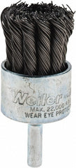 WEILER Weiler 90375 Knotted Wire End Brush 1-1/8 in Steel