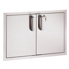 FIRE MAGIC GRILLS Fire Magic Grills 53938KSC Flush Double Locking Access Doors Reduced Height 16 x 39 in