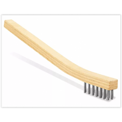 ULINE Uline S-20188 Curved Handle Wire Brush 1/2 x 7 3/4 inches (Pack of 4)