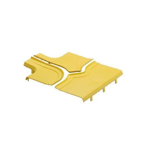 PANDUIT Panduit FRTSC12W4YL Split Cover Horizontal Tee