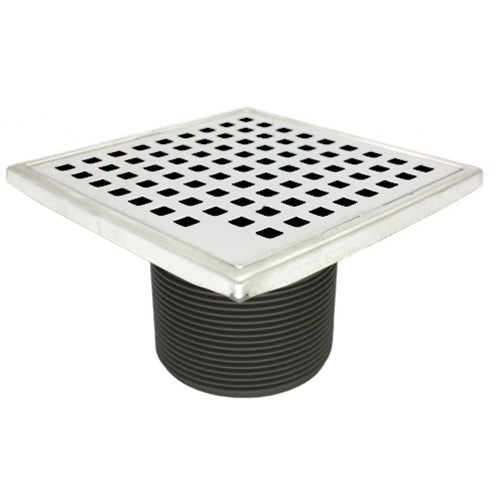 DAKOTA Dakota Plumbing Products UST-TD00CR Square Shower Tile Drain