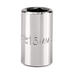 PROTO Proto J5415MH 15mm 6-point Hand Socket 1/2 Drive