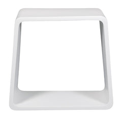 ALFI ALFI ABST55 Alfi Brand White Matte Solid Surface Resin Bathroom Shower Stool