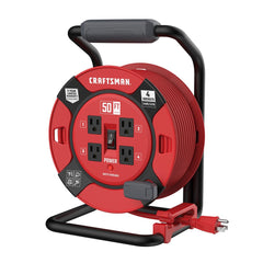 CRAFTSMAN Craftsman CMXCRPA1450 Cord Reel 50 Ft 14 Awg 4 Outlet 13A