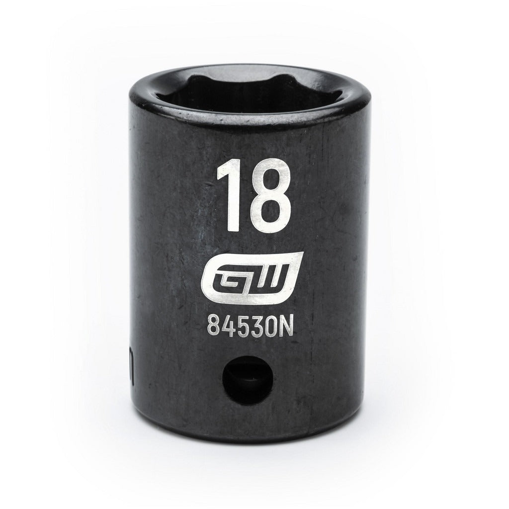 GEARWRENCH Gearwrench 84530N Impact Socket 1/2 in Drive 18mm 6-pt