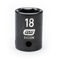 GEARWRENCH Gearwrench 84530N Impact Socket 1/2 in Drive 18mm 6-pt