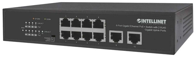 INTELLINET Intellinet 561402 8-port Gigabit Poe+ Switch 120W