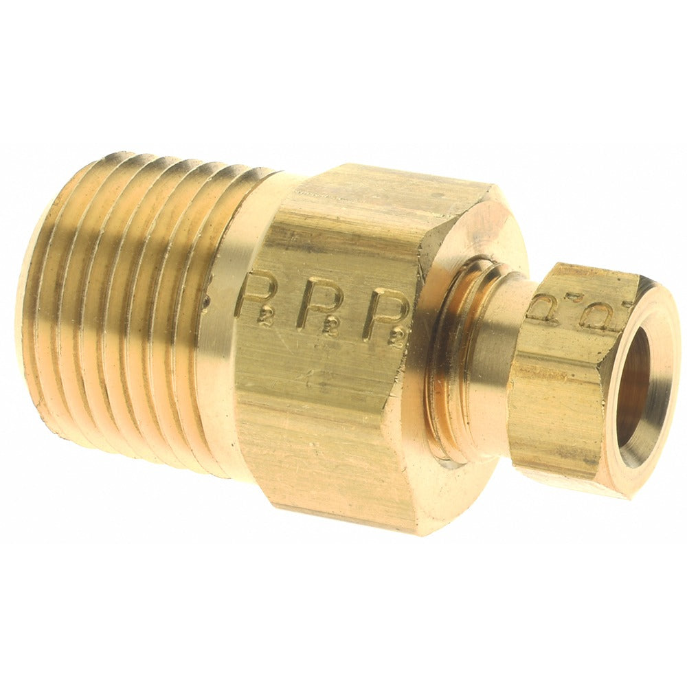 PARKER Parker 68HD-4-6 Compression X Mnpt Brass Connector 3/8 in