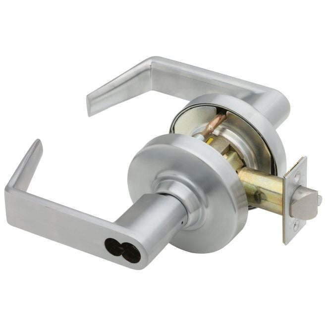 SCHLAGE Schlage Commercial ND80JRHO626 Storeroom Lever Satin Chrome