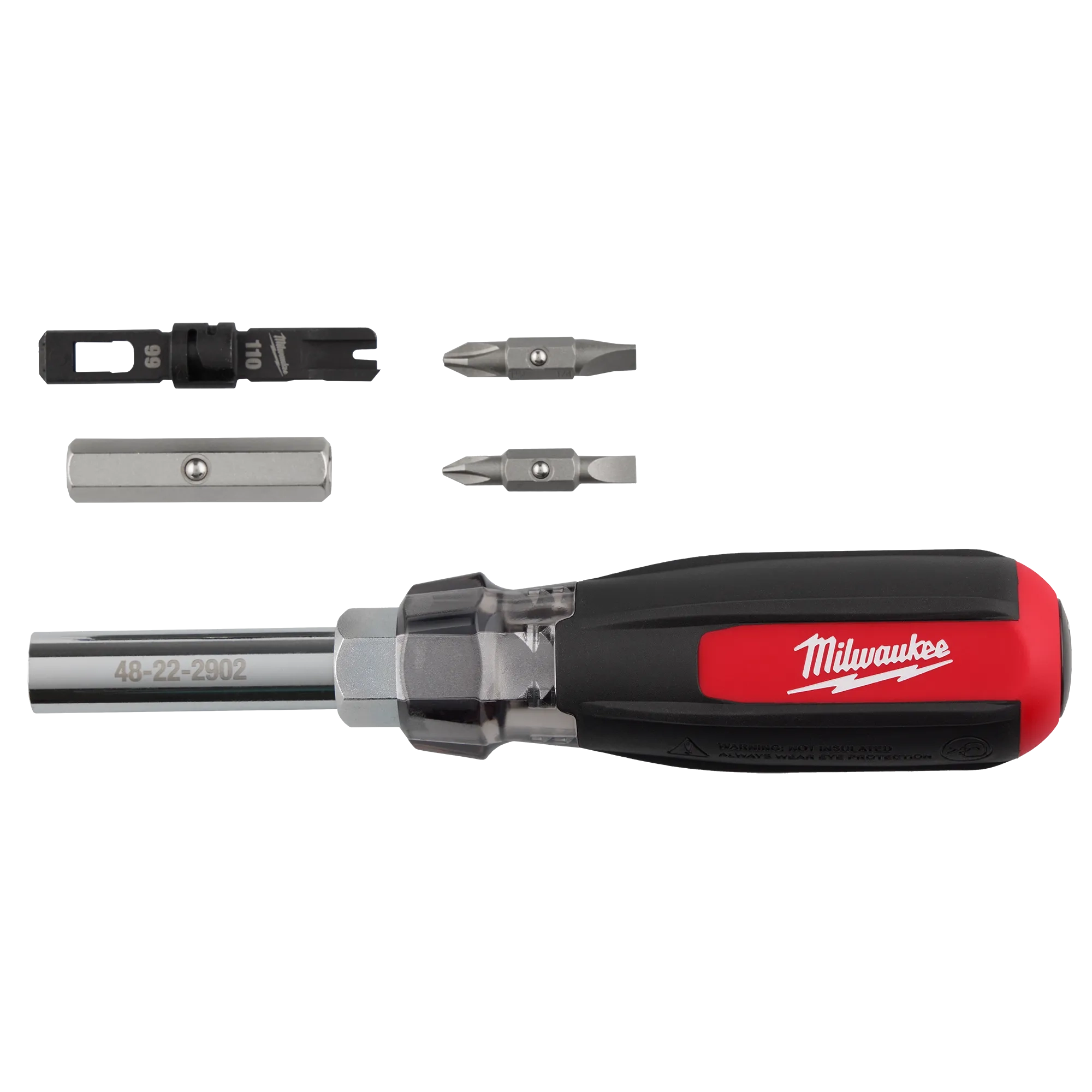 MILWAUKEE Milwaukee 48-22-2902 9in1 Punchdown Multi-Bit Screwdriver 9 Pieces 48-22-2167