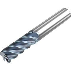 SECO TOOLS Seco 10008057 Corner Radius End Mill 3/8 in 5 Flute Carbide