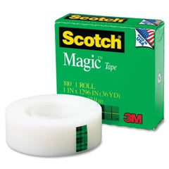 3M 3M MMM81011296 Scotch Invisible Magic Tape 1 inches x 36 yd (1 Roll)