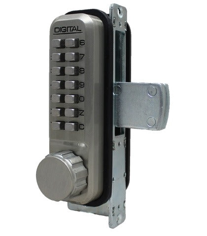 LOCKEY Lockey 2900SN Keyless Deadbolt Lock Narrow Stile Satin Nickel
