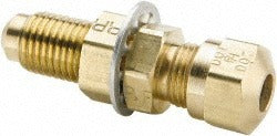 PARKER Parker 62NFBH-10 Brass Compression Bulkhead Union 150 Psi