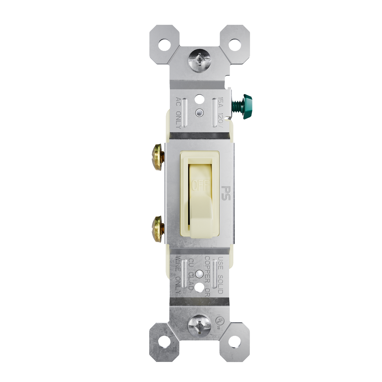 LEGRAND Legrand 660-LAG TradeMaster self-grounding toggle switch 1/2 hp (Single Pole)