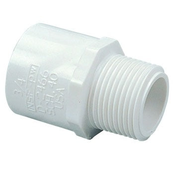 DURA PLASTIC Dura Plastic PVC40ADSMIP3 Pvc Sch 40 Male Adapter 3 in