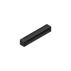 DELTANA Deltana BDSS40U19 Square Door Bumper 4 in Steel Black