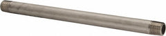 MERIT BRASS Merit Brass 6008-1200 Ss Pipe Nipple 1/2 in Sch 40 316 316L