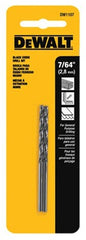 DEWALT Dewalt Accessories DW1107 Black Oxide Drill Bit 7/64 in 2 Pack
