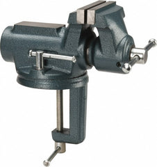 WILTON Wilton 63247 Bench Vise 4 Inch Jaw Clamp-on Swivel Steel