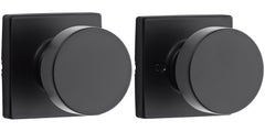 KWIKSET Kwikset 720PSKSQT-514 Pismo Passage Knob Matte Black