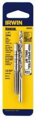 IRWIN Irwin 80230 Tap Drill Set 1/4-20 Spiral Flute 2 Piece