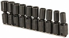 PROTO Proto J72135M Deep Impact Socket Set 3/8 Drive Metric