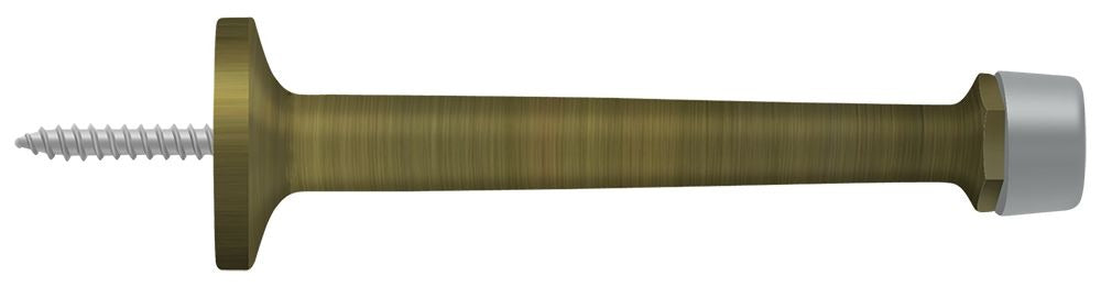 DELTANA Deltana BDS425U5 Baseboard Door Bumper 4in Solid Brass