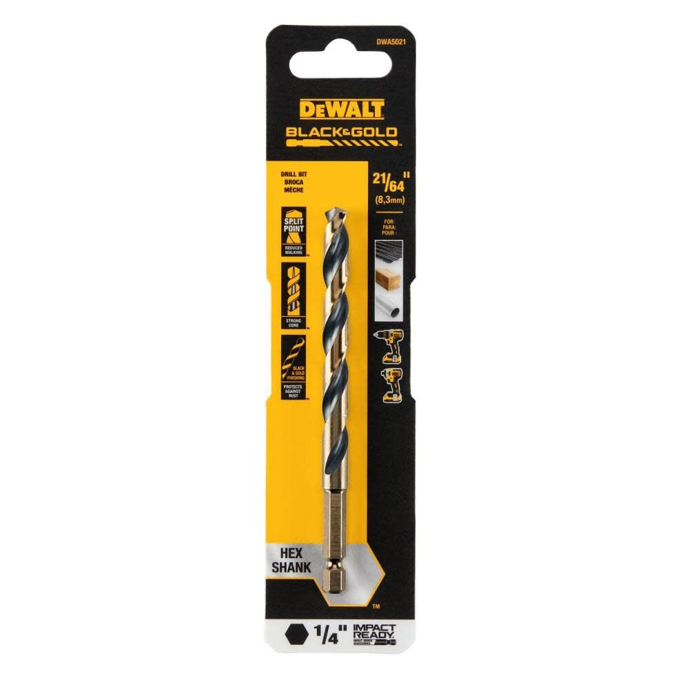 DEWALT Dewalt Accessories DWA5021 Drill Bit 21/64 in 3 Pack