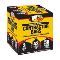 BERRY GLOBAL Berry Global 1190274 Ruffies Pro 50-Pack 42 Gallon (32 x 50 in)