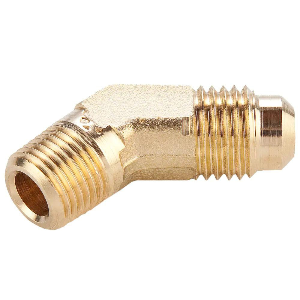 PARKER Parker 159F-6-2 Brass 45 Male Flare Elbow 3/8 in Tube Od