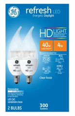 GE G E Lighting 31425 Led Candelabra Bulb 4W Daylight 2 Pack