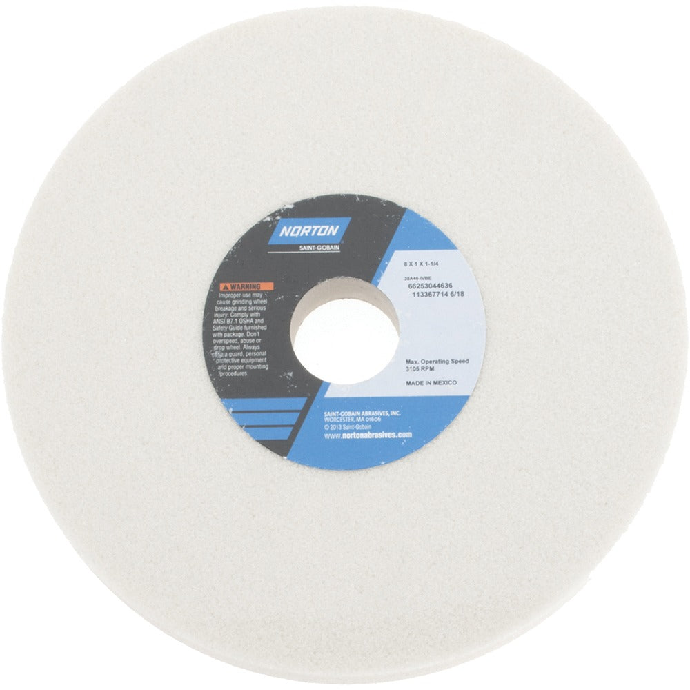NORTON Norton 66253044636 Surface Grinding Wheel 46 Grit 8 in
