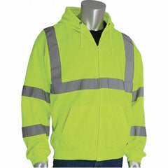 PIP Pip 323-HSSELY-2X Class 3 Hi-vis Fleece Hoodie 2XL